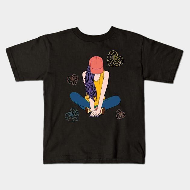 girl Kids T-Shirt by Soozy 